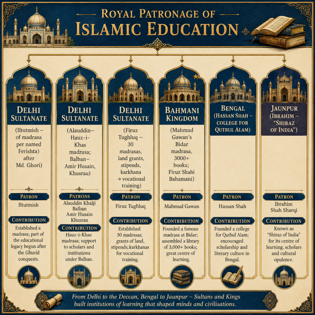 Royal patronage of Islamic education poster