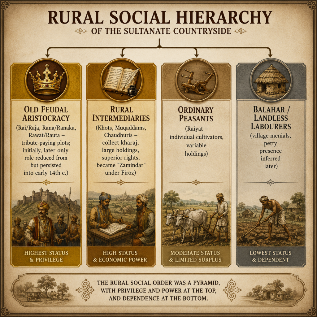 Rural social hierarchy chart