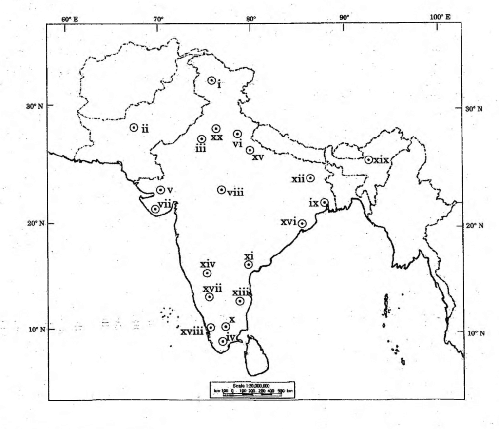 UPSC History Optional Map Solution 2015