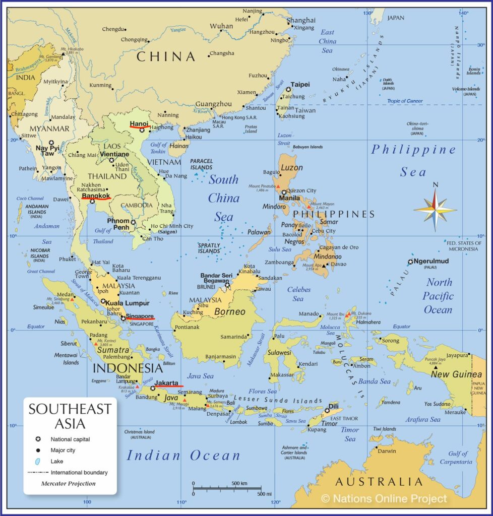 Southeast Asia Map 1