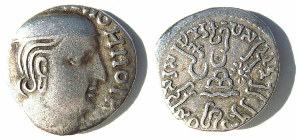 रुद्रसिम्हा प्रथम का पश्चिमी क्षत्रप सिक्का