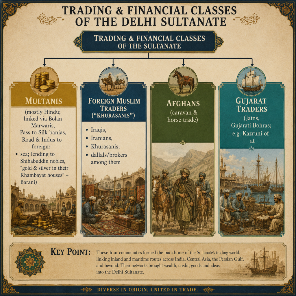 The Trading Communities of the Delhi Sultanate