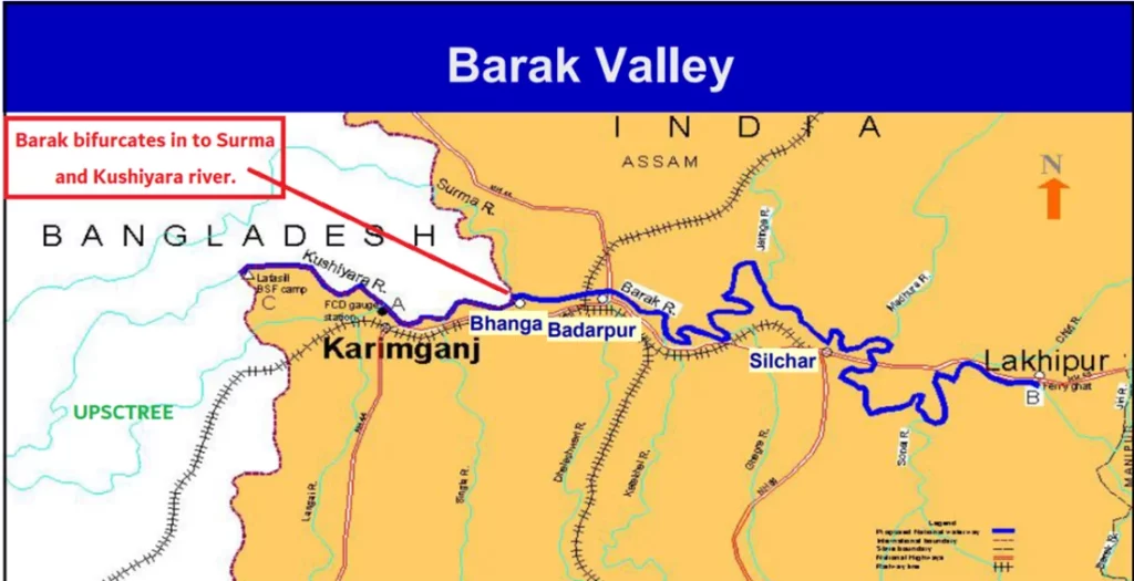 Barak River valley