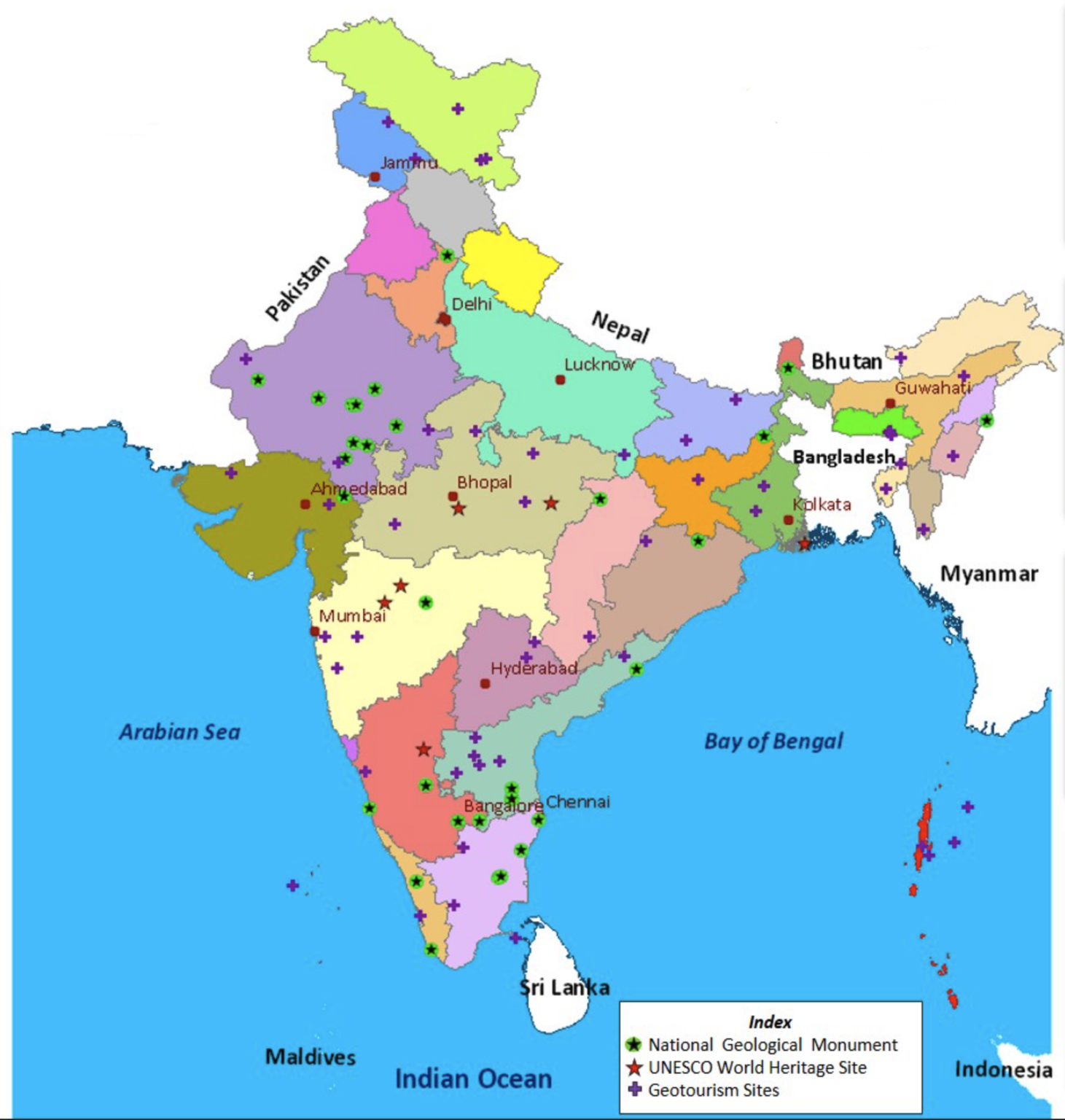 Geological Heritage Sites in India - UPSC Notes » LotusArise IAS