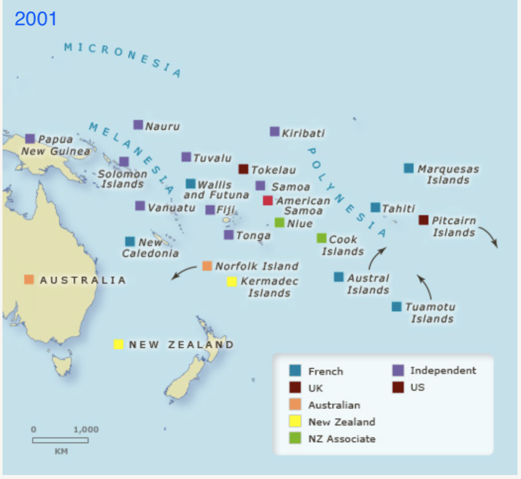 Colonialism in Pacific 2001