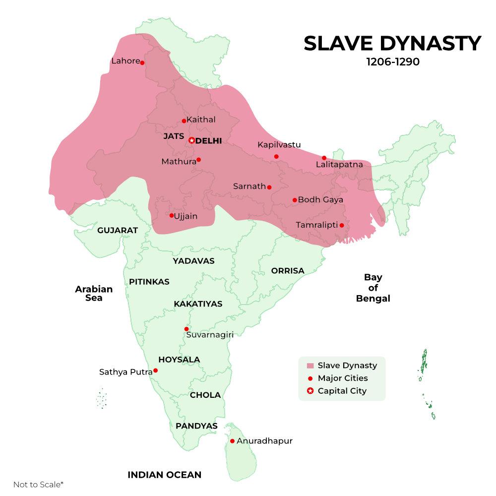 Slave Dynasty Map