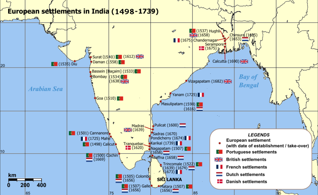 Advent of Europeans in India