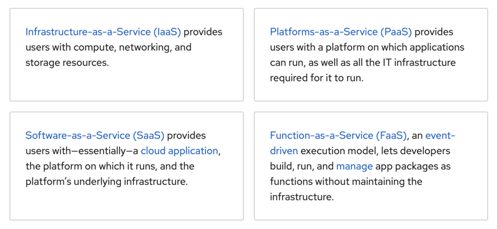 cloud services