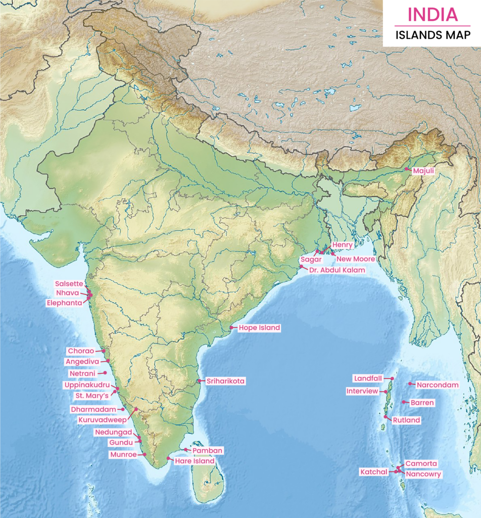 India Islands Map
