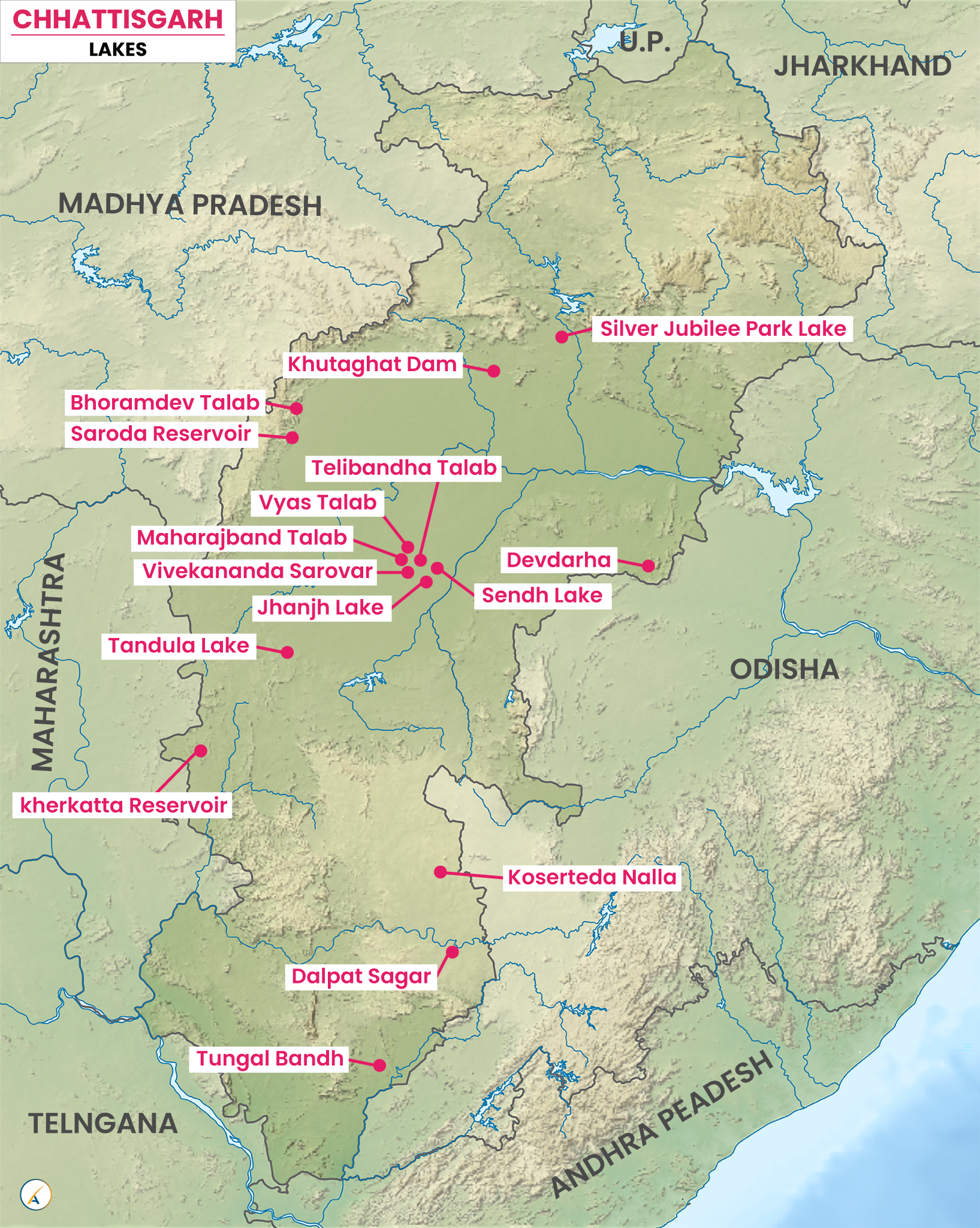 Lakes in Chhattisgarh