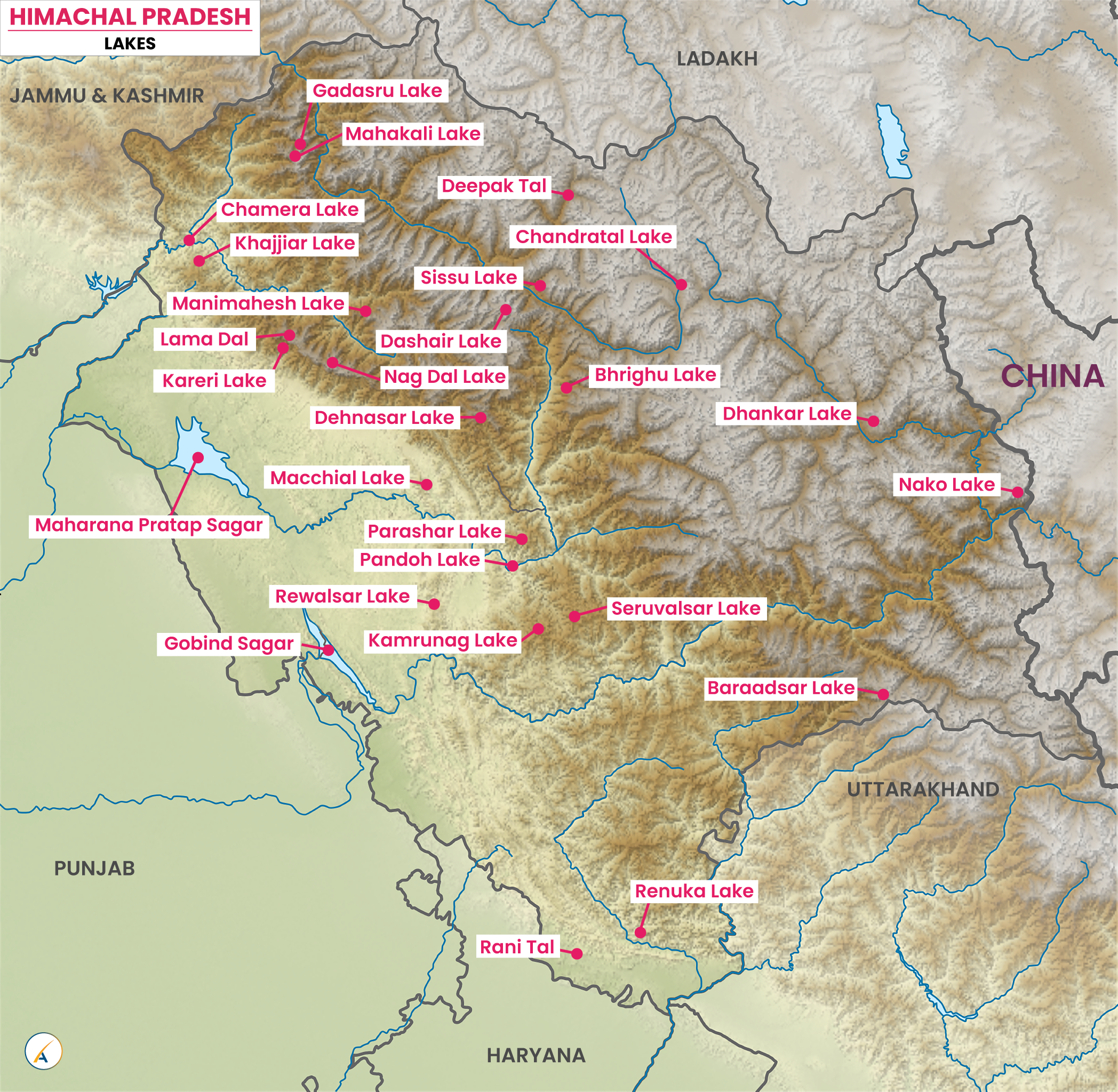 Lakes in Himachal Pradesh