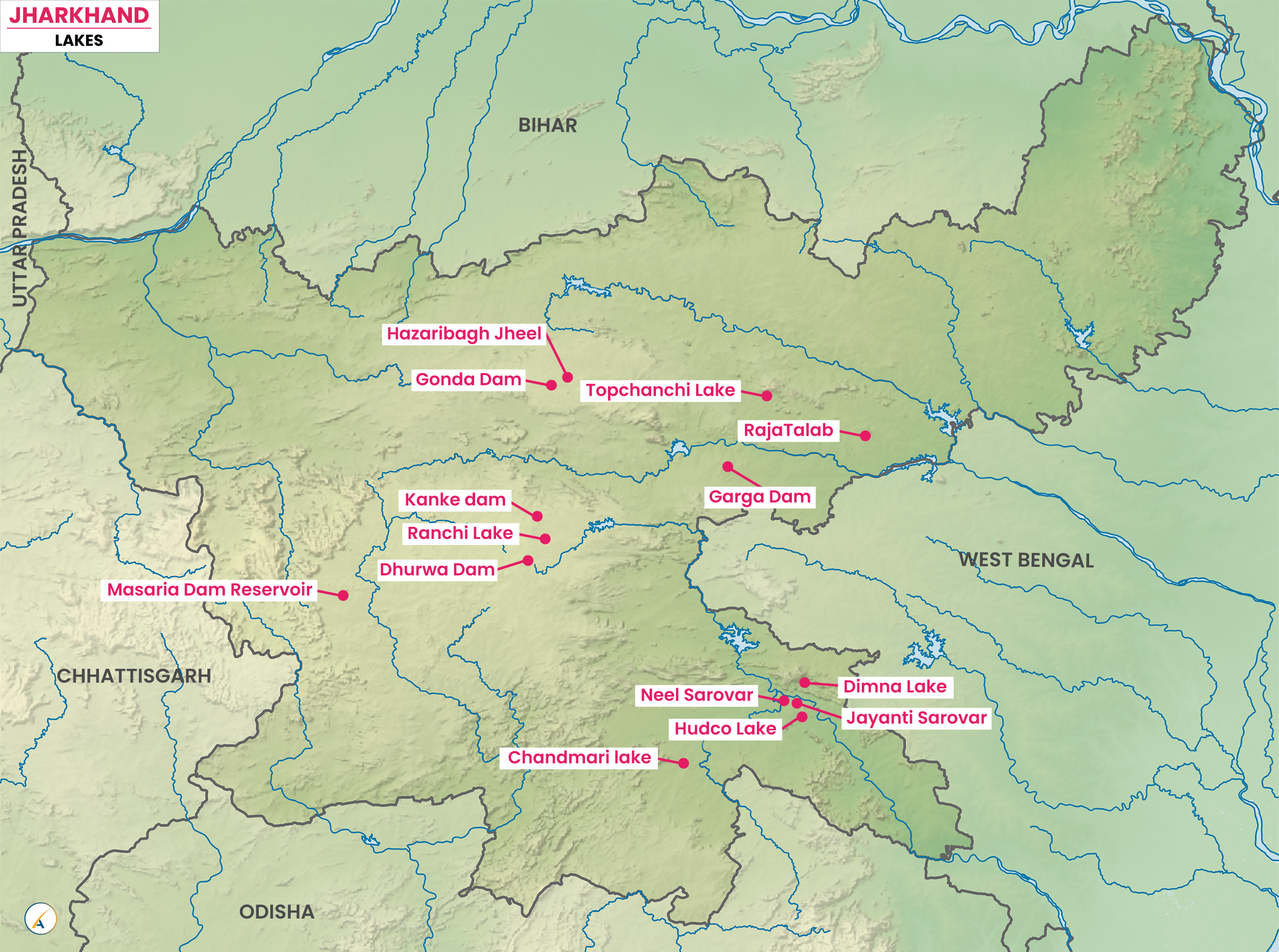 Lakes in Jharkhand