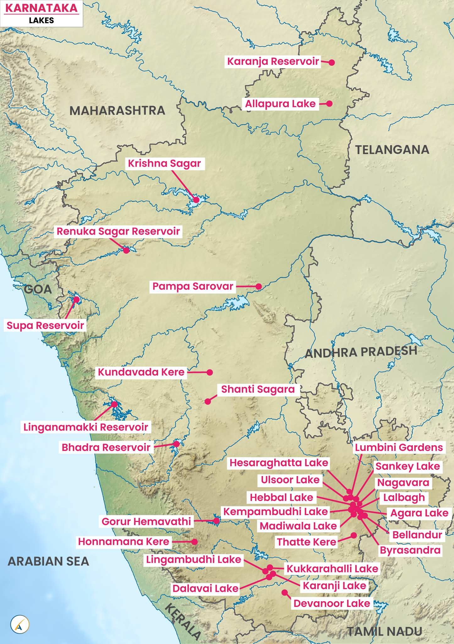 Lakes in Karnataka