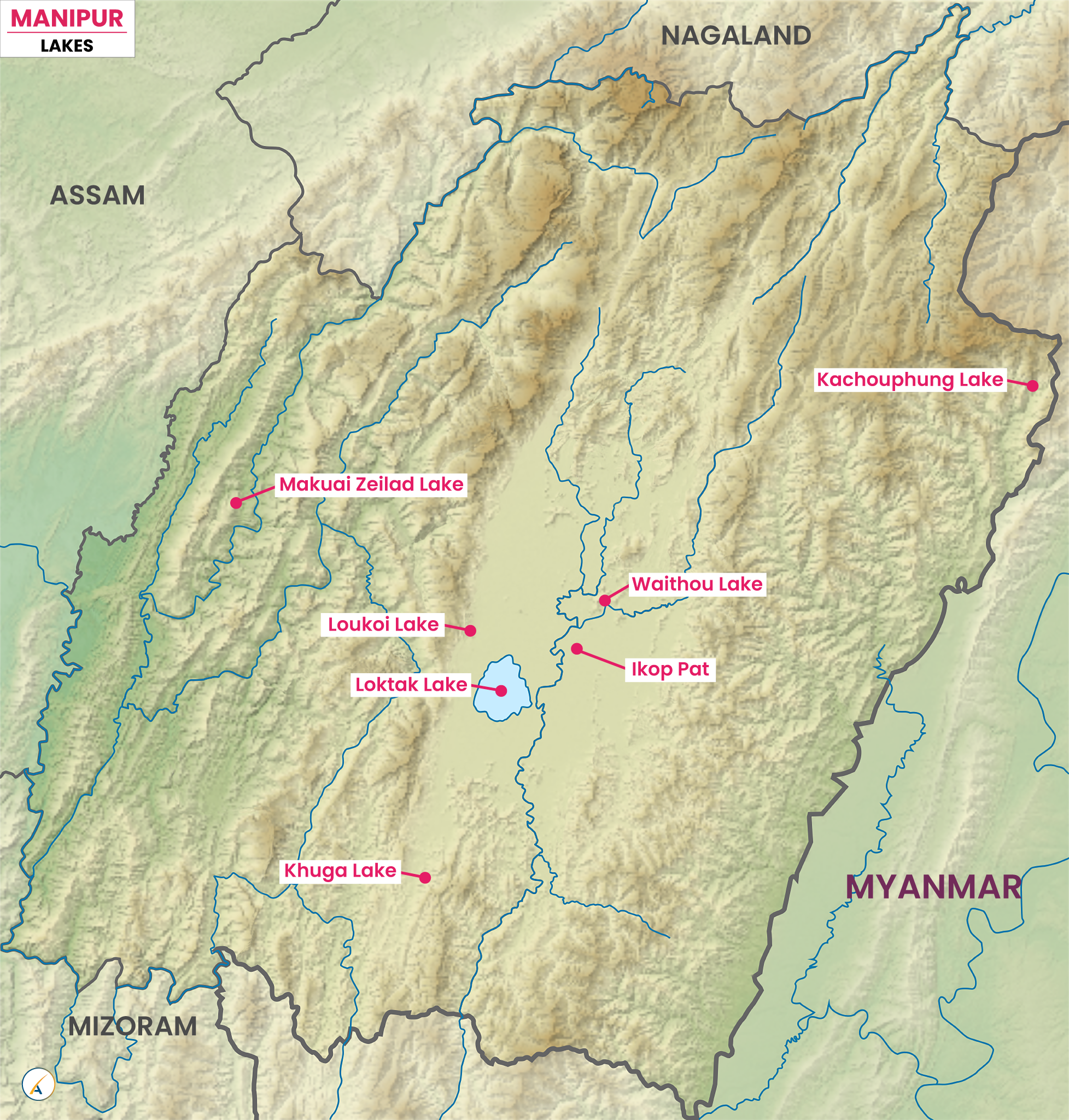 Lakes in Manipur