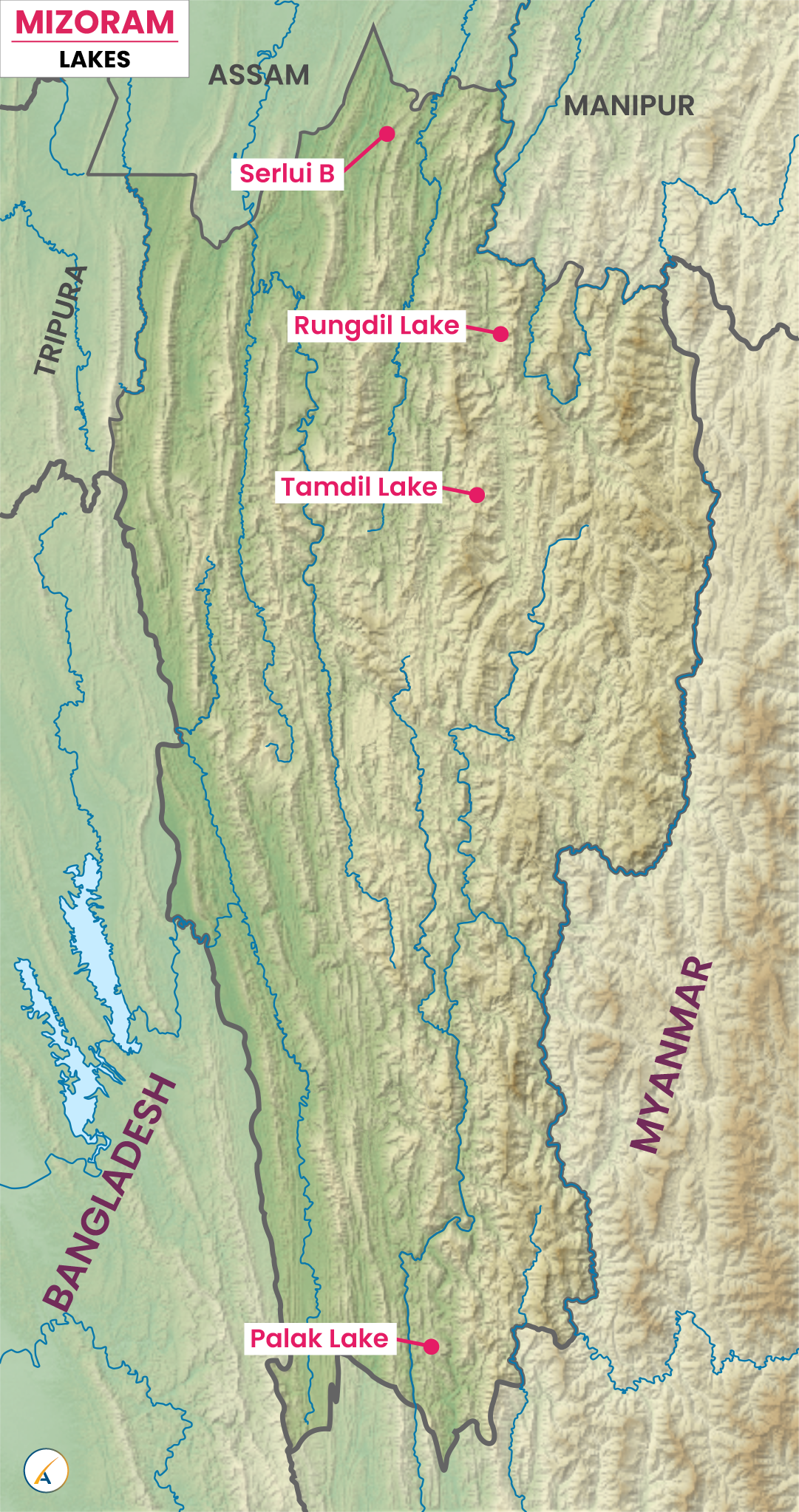 Lakes in Mizoram
