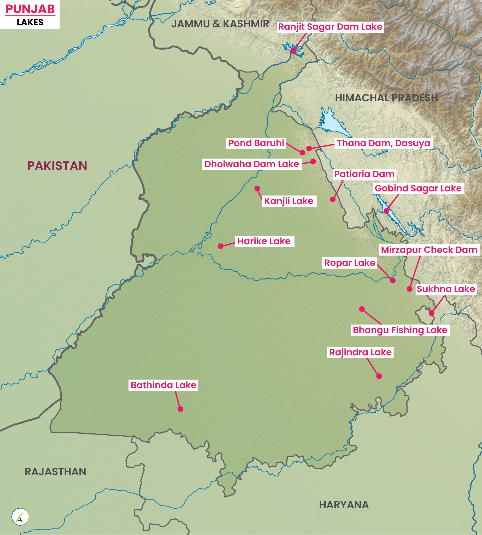 Lakes in Punjab