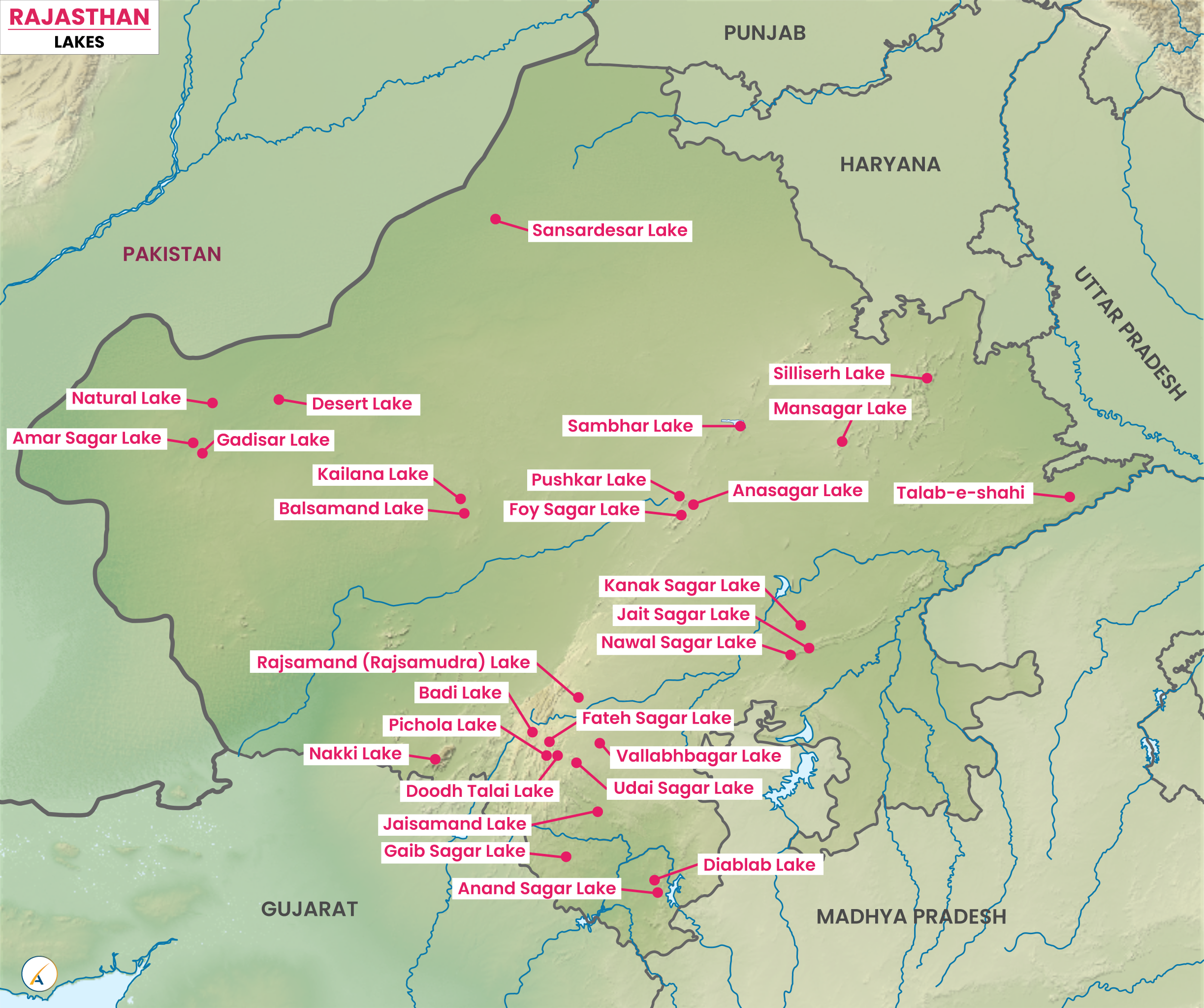 Lakes in Rajasthan