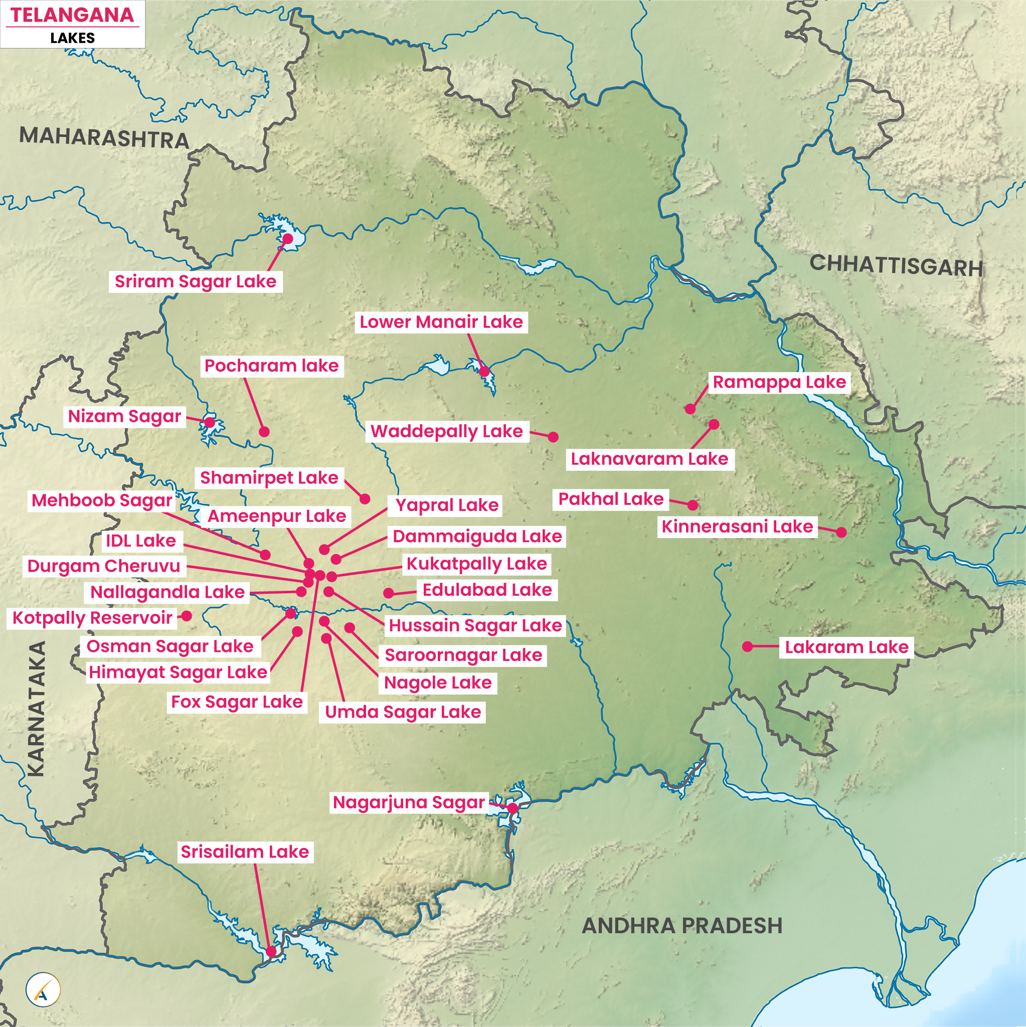 Lakes in Telangana