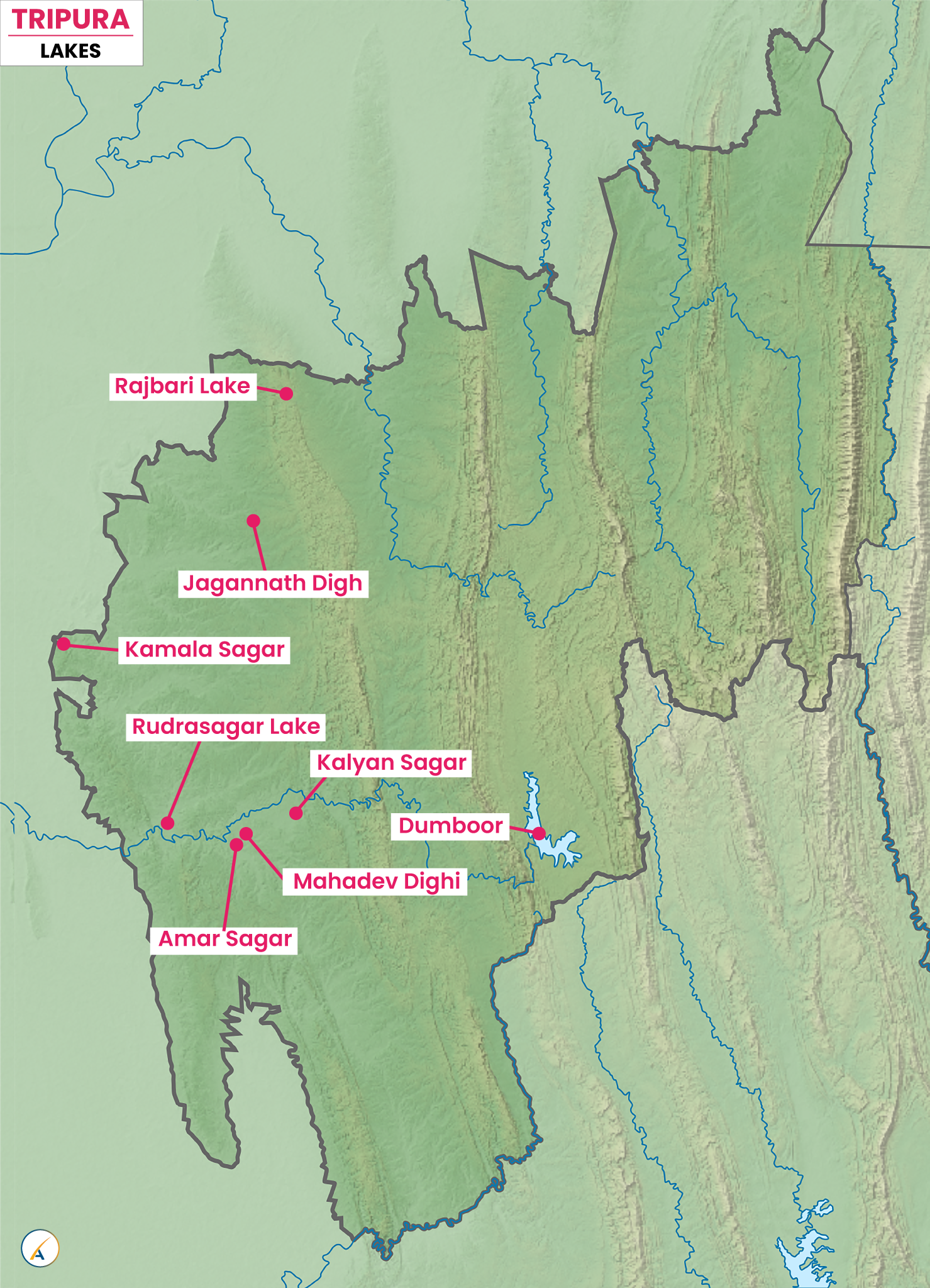 Lakes in Tripura