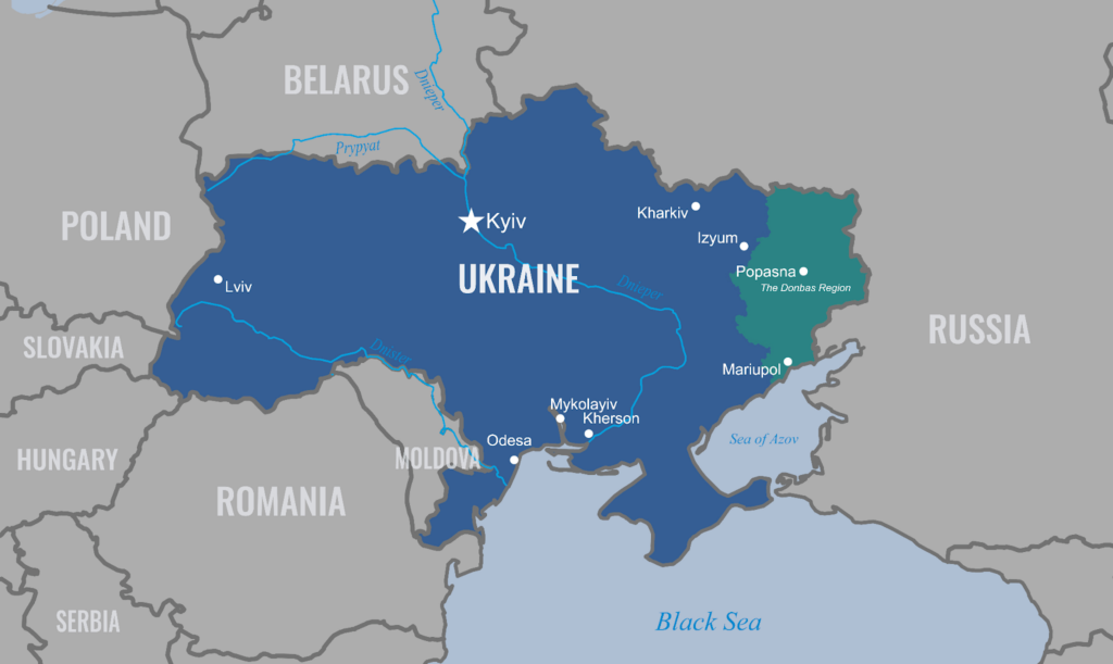 Ukraine borders