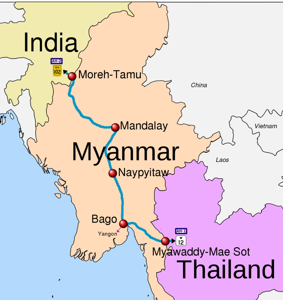 india-myanmar-thailand trilateral highway