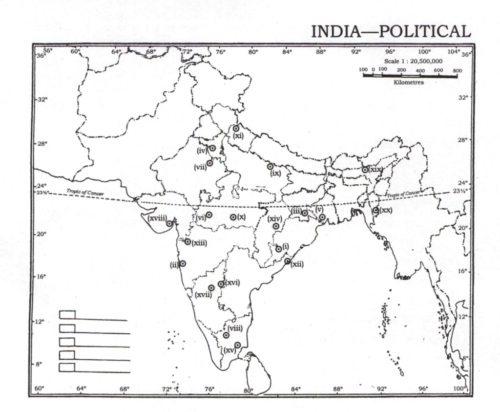 UPSC History Optional Map Solution 2024