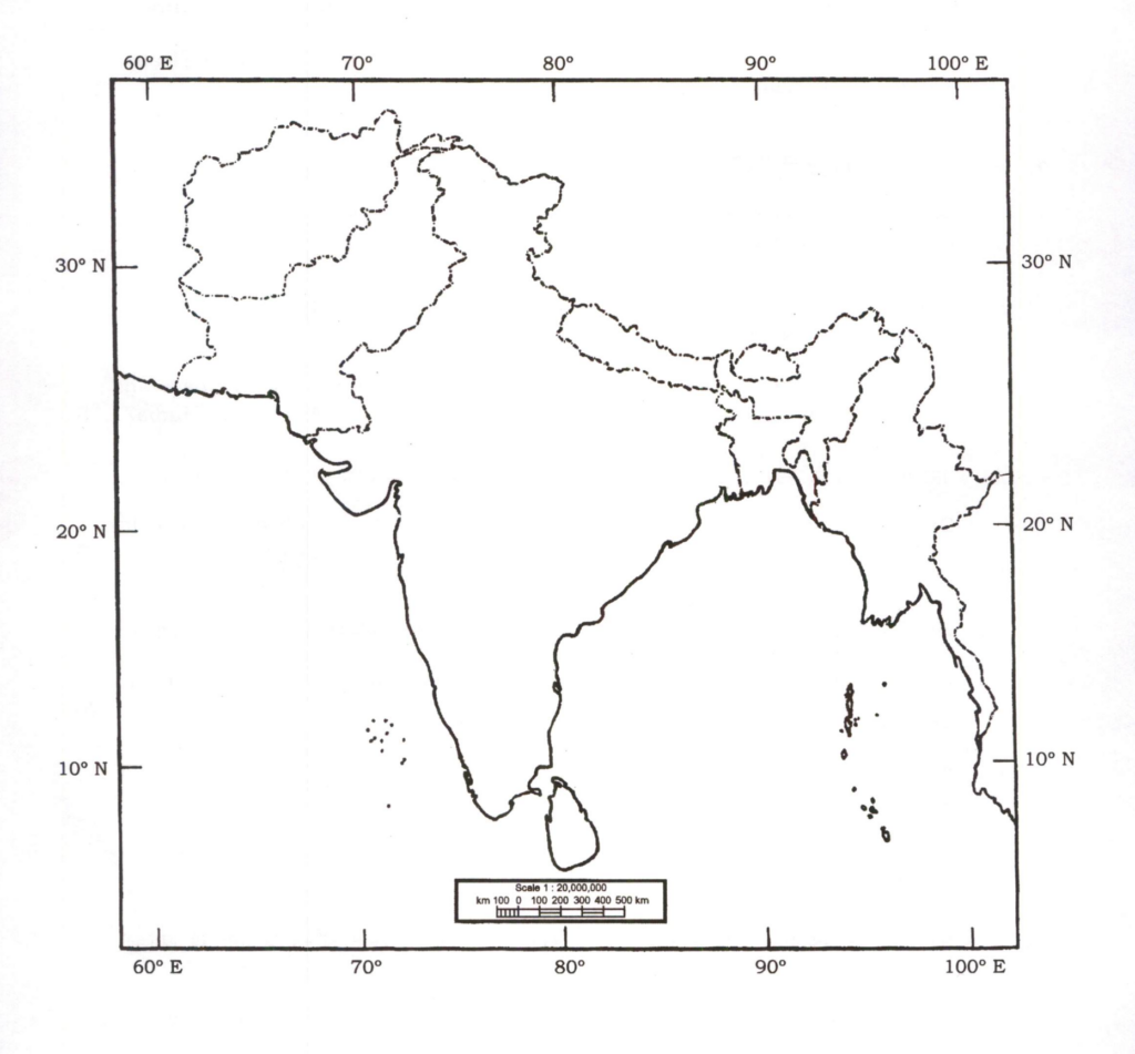 UPSC Geography Optional question paper 2 2024 map question