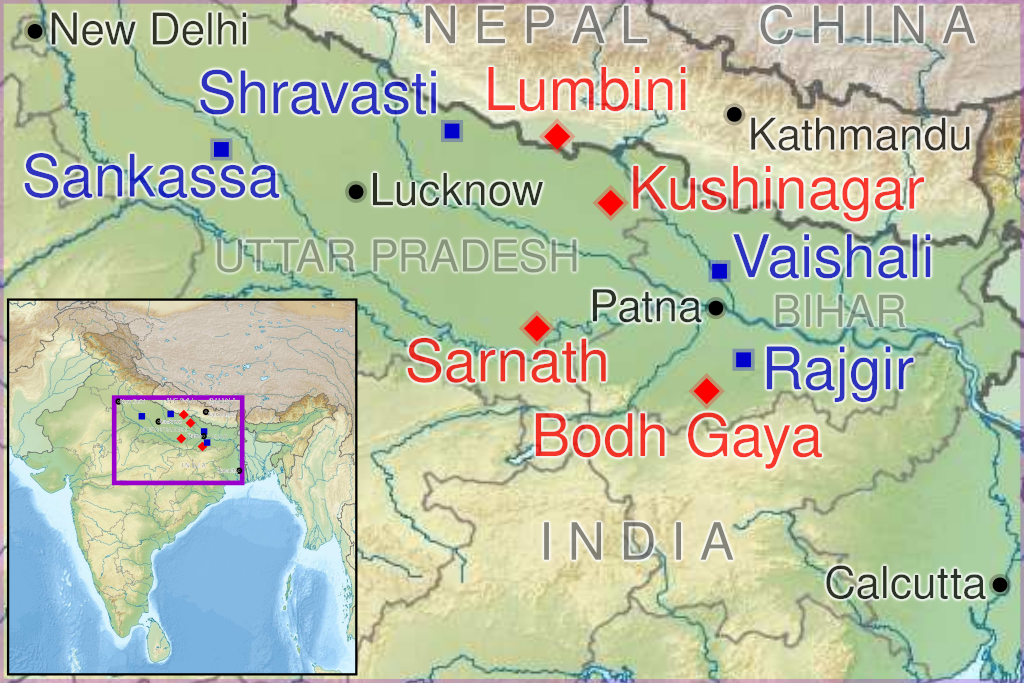 Places Associated with Buddha’s Life and Buddhism
