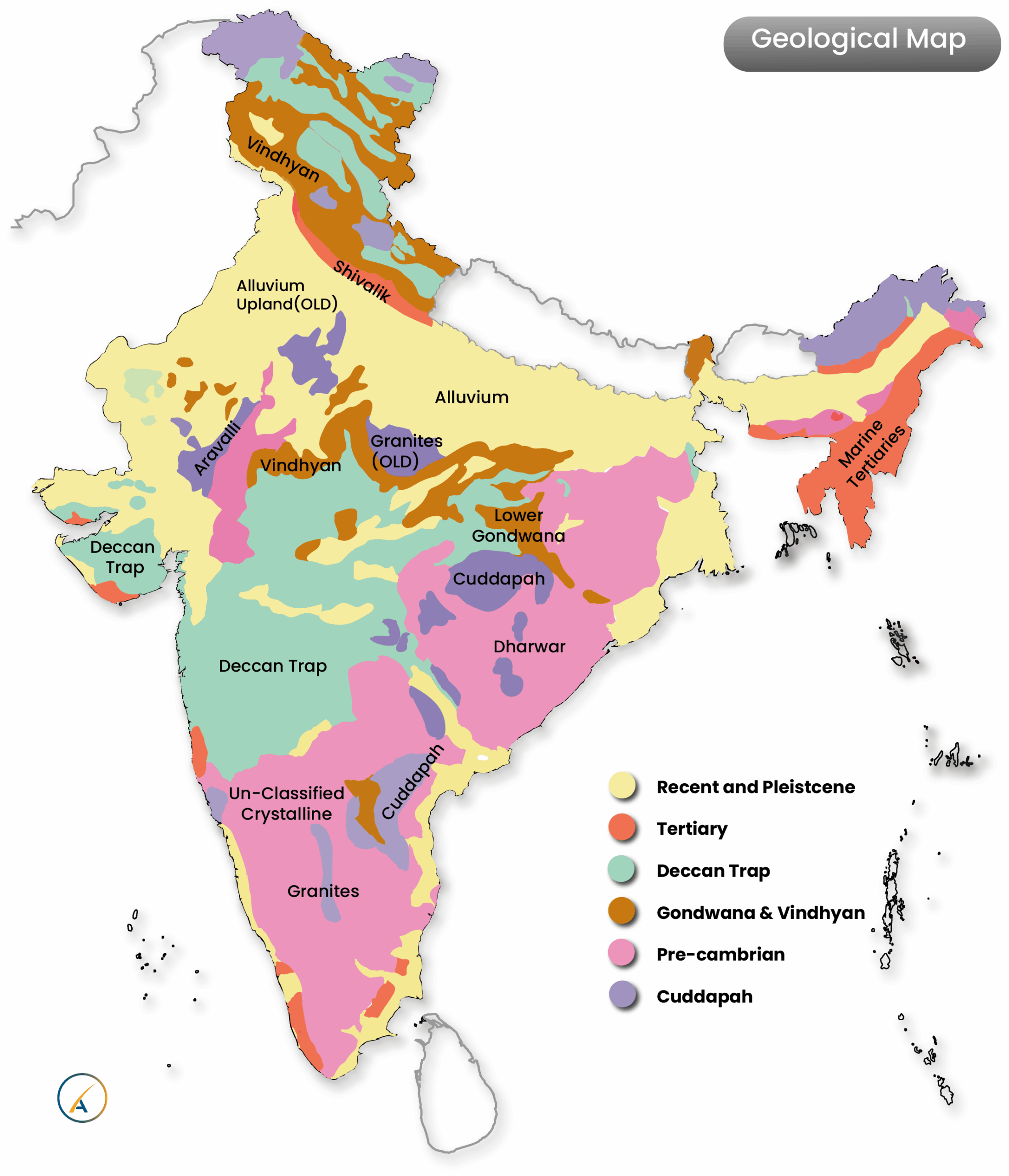 Geological Map of India