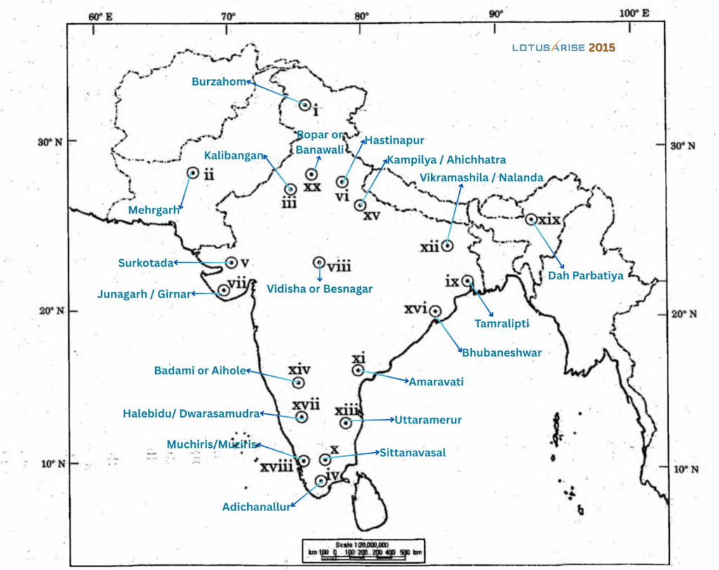 UPSC History Optional Map Solution 2015