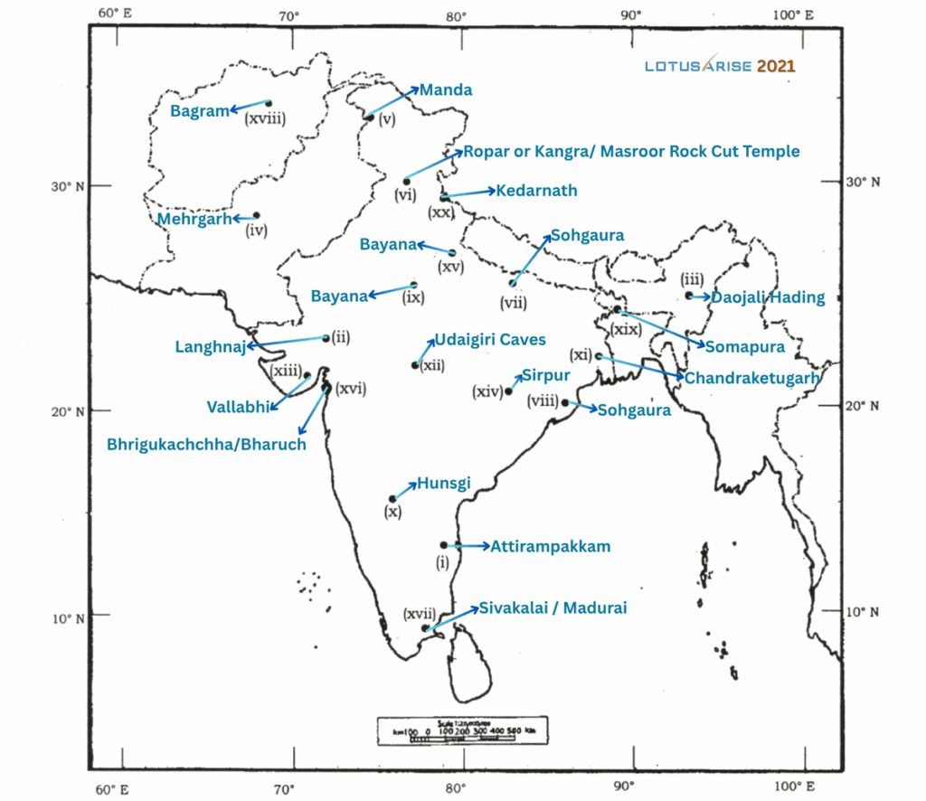 UPSC History Optional Map Solution 2021