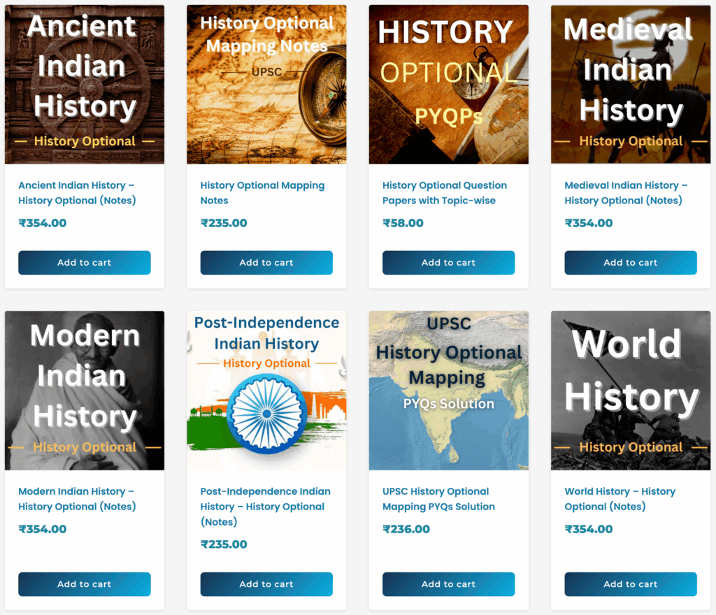 UPSC History Optional PDF