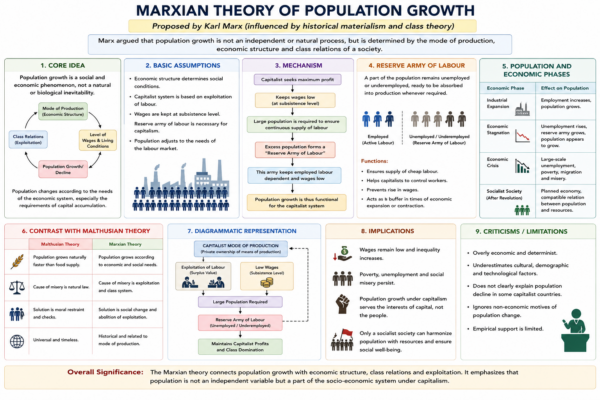 Marxian Theory of Population | Geography Optional Notes