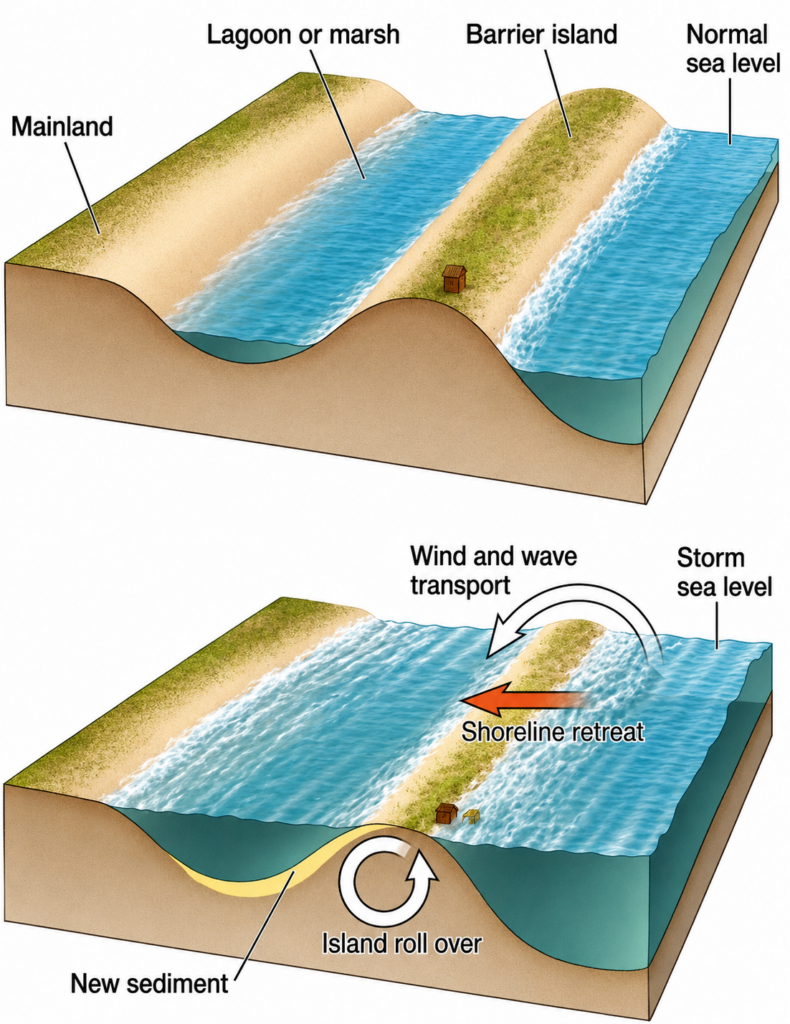 formation of barrier islands