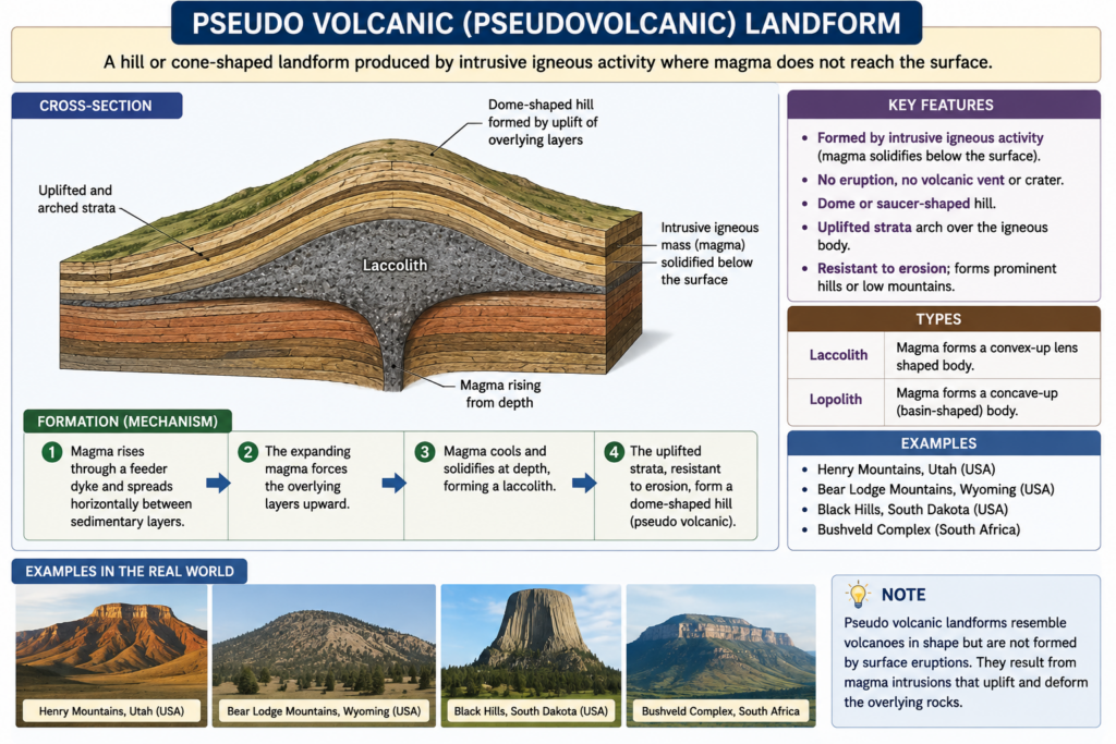 pseudo volcanic